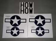 Mustang P51 decal set - 1/8th