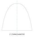 Warbird Replicas Scale 3 inch [75mm] Aluminium Spinner