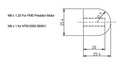 Hamilton Propeller Domed Hub Nut FMS Predator Motors (M8 )